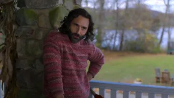 Banana Republic Space-Dye Crew-Neck Sweater worn by Claude (Marco Calvani) as seen in The Four Seasons (S02E06)