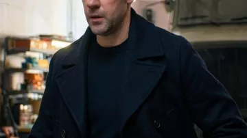 Tom Clancy’s Jack Ryan: Ghost War John Krasinski Black Peacoat