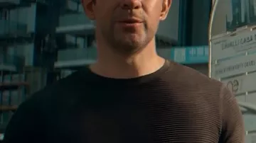 Jack Ryan: Ghost War 2026 John Krasinski Black Shirt