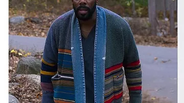 El Cuatro Temporadas S02 Colman Domingo Cárdigan Multi-Rayas