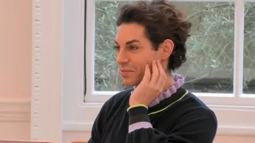 Lk Bennett Alina Wool-Blend Sweater worn by Tom Read Wilson as seen in Celebs Go Dating (S15E18)