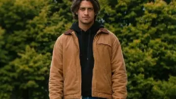 John Logan Off Campus S01 Brown Jacket worn by John Tucker (Jalen Thomas Brooks) as seen in Off Campus (S01)