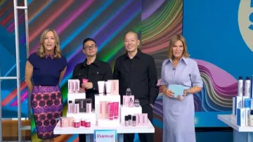 Bottega Veneta Double Cavalry Wool Stretch Jacket worn by Christian Siriano as seen in Good Morning America on June 1, 2026
