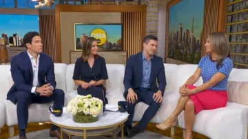 Chiara Boni La petite Robe Lumi Jersey Pencil Skirt worn by Ginger Zee as seen in Good Morning America on  June 1, 2026
