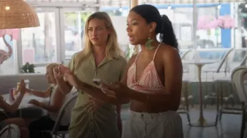 Violet Designs Handmade Boho Crop Top worn by Lake Rucker as seen in Southern Hospitality (S04E07)
