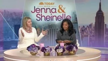 Staud Indya Mini Dress worn by Sheinelle Jones as seen in Today with Jenna & Sheinelle on June 1, 2026