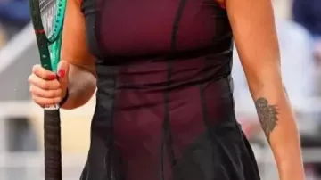 Open Dress worn by Aryna Sabalenka in Aryna Sabalenka | Round 4 on-court Interview | Roland-Garros 2026