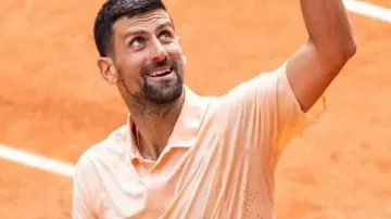 Novak Djokovic 2026 French Open Polo Shirt of Novak Djokovic in João Fonseca vs Novak Djokovic | Roland-Garros 2026 | Match Highlights