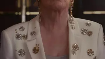 Hacks S05 Jean Smart Flowers Embellished Blazer