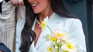 Dua Lipa Wedding White Blazer