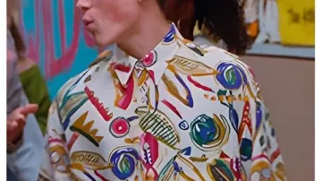Beverly Hills 90210 David Silver Multicolor Shirt