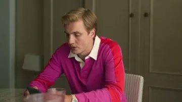Lacoste Long Sleeve Rugby Shirt worn by Max Hastings (Henry Ashton) as seen in A Good Girl's Guide to Murder (S02E02)
