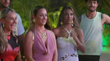 Vestido corto Cult Gaia Undina que lleva Mia Alario visto en Southern Hospitality (S04E10)