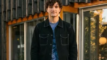 Off Campus 2026 Beau Maxwell Black Jacket as seen in Off Campus