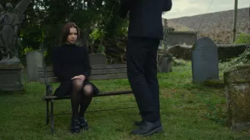 Dr. Martens Adrian Smooth Leather Tassel Loafers worn by Pip Fitz-Amobi (Emma Myers) as seen in A Good Girl's Guide to Murder (S02E06)