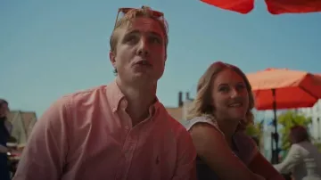 Polo ralph lauren Oxford Cotton Shirt worn by Max Hastings (Henry Ashton) as seen in A Good Girl's Guide to Murder (S02E06)