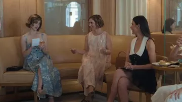 Lafayette 148 New York Silk Handkerchief Hem Dress worn by Samantha 'Sam' Levitt (Olivia Munn) as seen in Your Friends & Neighbors (S02E09)