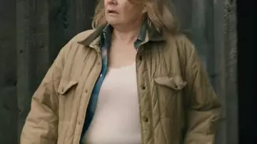 From S04 Elizabeth Saunders Camel Quilted Jacket