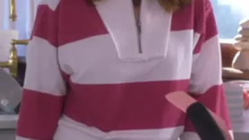 Striped Half Zip Sweatshirt of Kate (Tina Fey) in The Four Seasons (S02)
