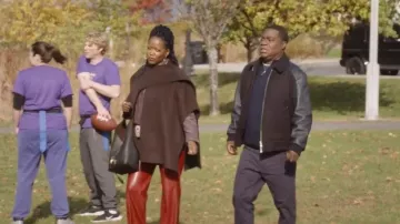 Ferragamo Origami Leather Hobo Bag worn by Monica Reese-Dinkins (Erika Alexander) as seen in The Fall and Rise of Reggie Dinkins (S01E09)