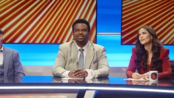 Gino Vitale Slim Fit Stretch 2-Piece Suit worn by Jerry Basmati (Craig Robinson) as seen in The Fall and Rise of Reggie Dinkins (S01E09)