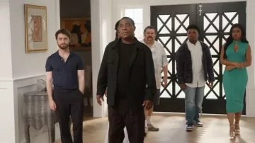 Christian Louboutin Sandaloo Metallic Peep Toe Platform Sandal worn by Brina (Precious Way) as seen in The Fall and Rise of Reggie Dinkins (S01E10)