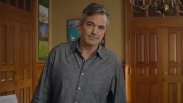 J Crew Organic cotton Chambray Shirt worn by Jon Bean (Jon Tenney) as seen in American Classic (S01E05)