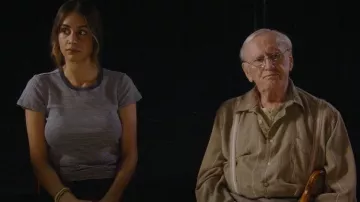 BDG Bodhi Twofer Layered Baby Tee worn by Miranda Bean (Nell Verlaque) as seen in American Classic (S01E07)