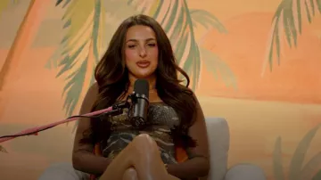 Outcast Clothing Astrae Playsuit Mojave worn by Toni Laites as seen in Love Island: The Debrief (S01E01)