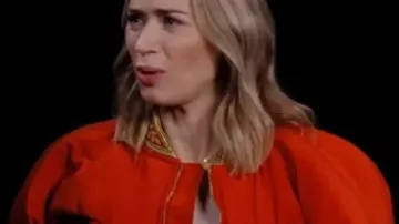 Emily Blunt Hot Ones Jacket of Emily Blunt in Hot Ones
