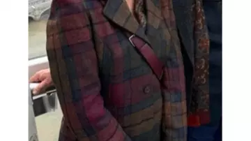 Checkered Blazer worn by Mabel Mora (Selena Gomez) in Only Murders in the Building: Official Podcast (S01)