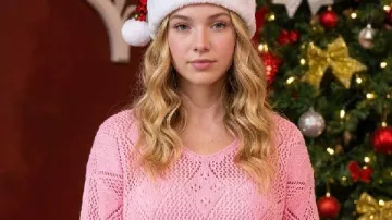 Baylen Out Loud S03 Baylen Dupree Diamond Knit Sweater as seen in Baylen Out Loud (S03)