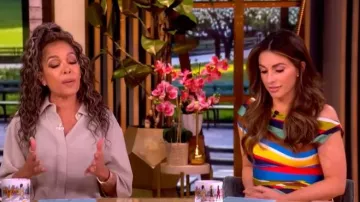 Staud Phare Silk Dress worn by Alyssa Farah Griffin as seen in The View on June 3, 2026