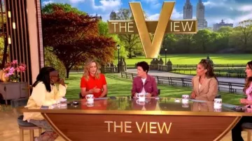 Magnolia Pearl Floral Miner Denims worn by Whoopi Goldberg as seen in The View on  June 4, 2026