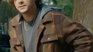 John Logan Off Campus 2026 Plaid Hoodie Jacket