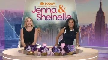 Veronica Beard Elsy Leather-Buckle Belt worn by Jenna Bush Hager as seen in Today with Jenna & Sheinelle on June 3, 2026