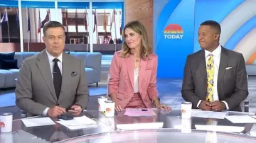 Veronica Beard Tomi Dickey Jacket worn by Savannah Guthrie as seen in Today on  June 3, 2026