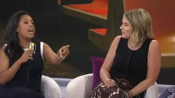 Weekend Max Mara Milord Mix Print Midi Skirt worn by Jenna Bush Hager as seen in Today with Jenna & Sheinelle on  June 3, 2026