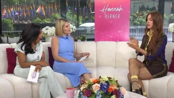 Ann Taylor The Belted Margot Pant worn by Sheinelle Jones as seen in Today with Jenna & Sheinelle on June 4, 2026