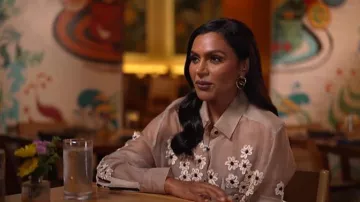 Khaite Argo Shirt worn by Mindy Kaling as seen in Today on  June 5, 2026