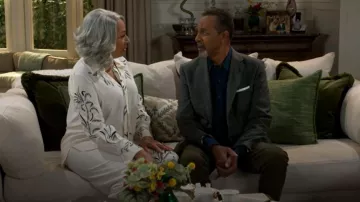 Marella Art.365 Pesco Printed Pants worn by Anita Dupree (Tamara Tunie) as seen in Beyond the Gates (S02E102)