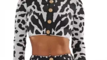 Animal Print Cardigan worn by (Marquita Goings) in Beyond the Gates (S02)