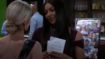 Fashion Nova Twist It Up Cut Out Bodysuit worn by Shanice Johnson (Ernestine Johnson) as seen in Beyond the Gates (S02E96)