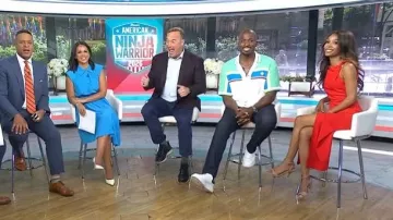 Zara Cut Out Ruched Dress worn by Zuri Hall as seen in Today on  June 8, 2026
