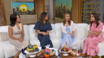 Reiss Double Breasted Midi Dress worn by Tara Narula as seen in Good Morning America on  June 5, 2026