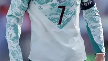 Jersey of Cristiano Ronaldo in Portugal Away Jersey World Cup 2026 - Player Version Vs Fan Version