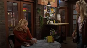 Mango Oval Hoop Earrings worn by  Phyllis Summers (Michelle Stafford) as seen in The Young and the Restless on June 4, 2026