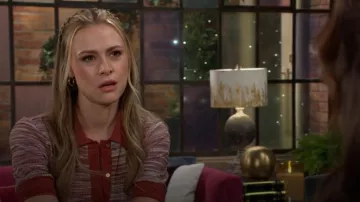 Vestido de Ramy Brook Elijah llevado por Claire Grace (Hayley Erin) visto en The Young and the Restless el 2 de junio de 2026