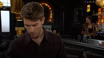 Roark Crossroads Organic Cotton Button-Up Shirt worn by  Noah Newman(Lucas Adams) as seen in The Young and the Restless on  June 1, 2026
