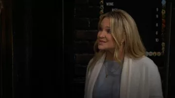 Vince Azura Wash Pima Cotton & Modal Top worn by  Sharon Newman (Sharon Case) as seen in The Young and the Restless on May 28, 2026